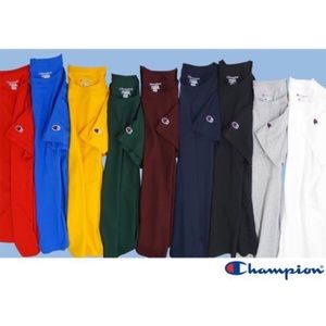Champion T-Shirt (Burgundy & Navy Blue)